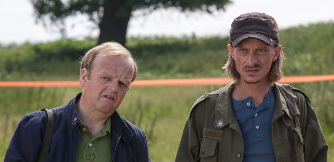 Toby Jones (left) and Mackenzie Crook (right) in 'Detectorists'
